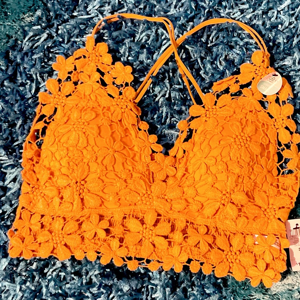 Burnt yellow bralette
